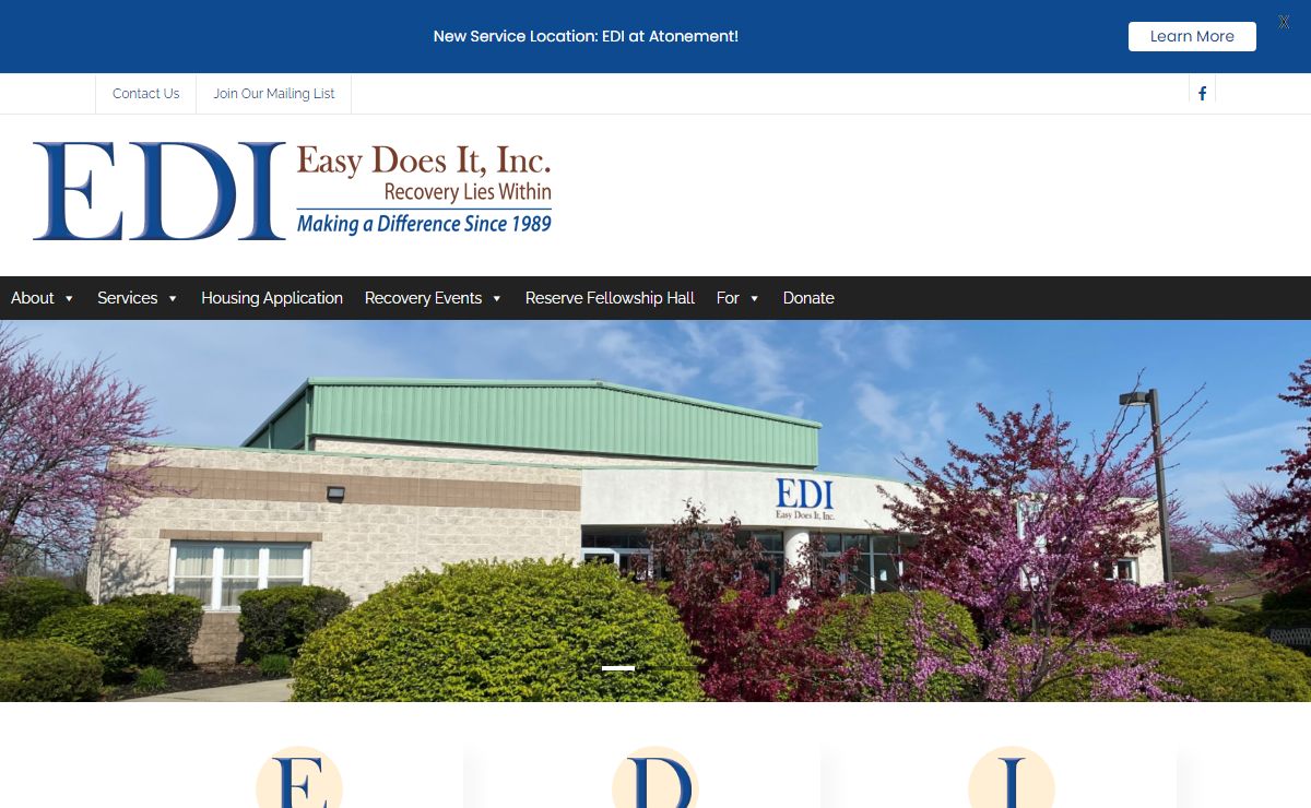 Easy Does It Inc - Recovery Lies Within