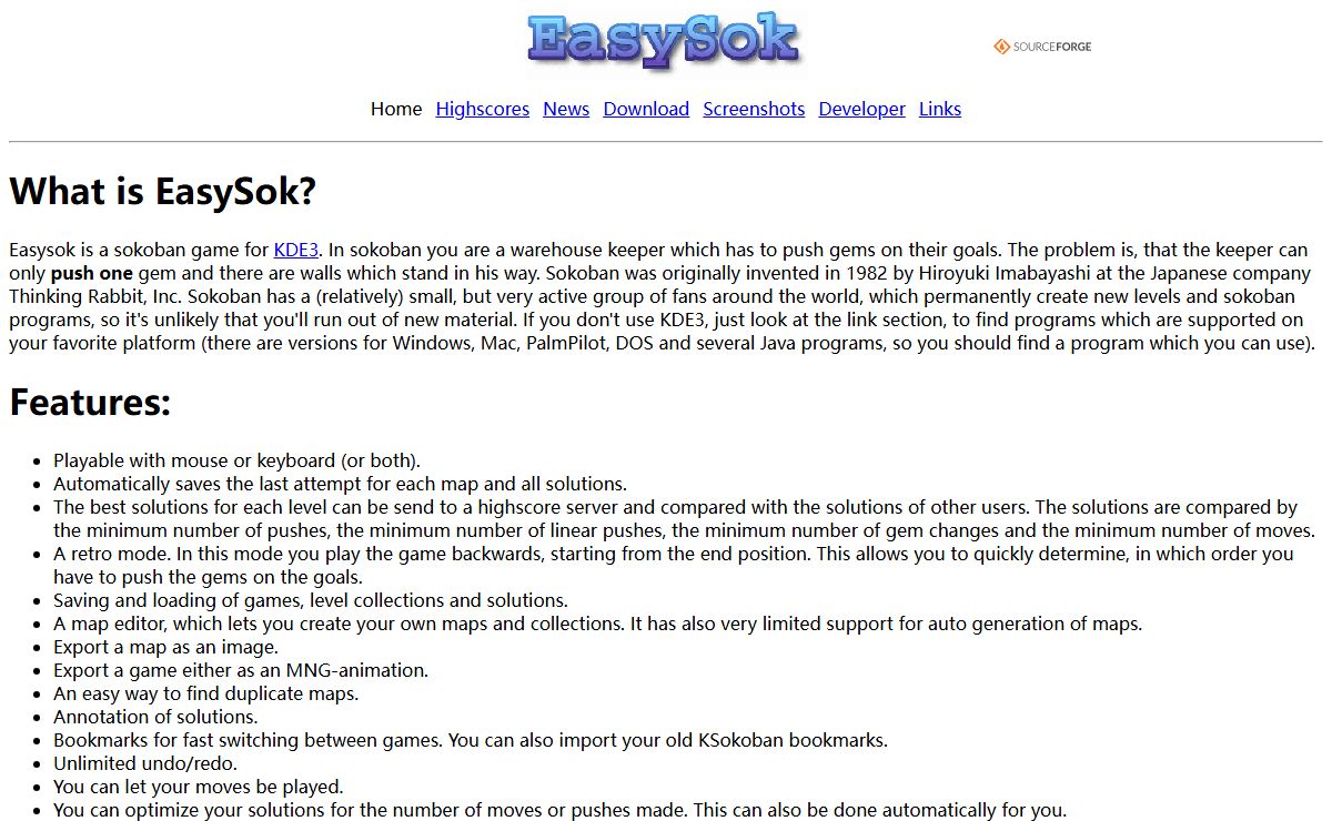 EasySok Homepage