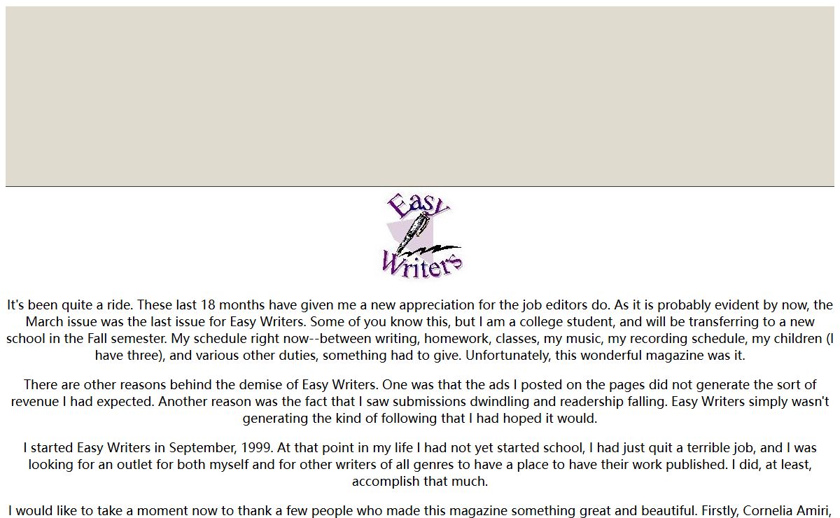 Easy Writers