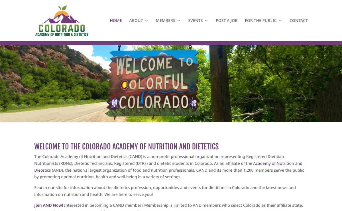 Colorado Academy of Nutrition and Dietetics |