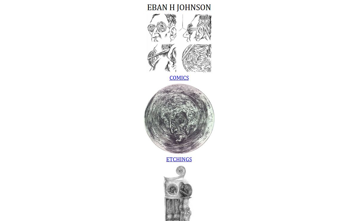 Eban H Johnson Comics Etchings Drawings Paintings Jewelry