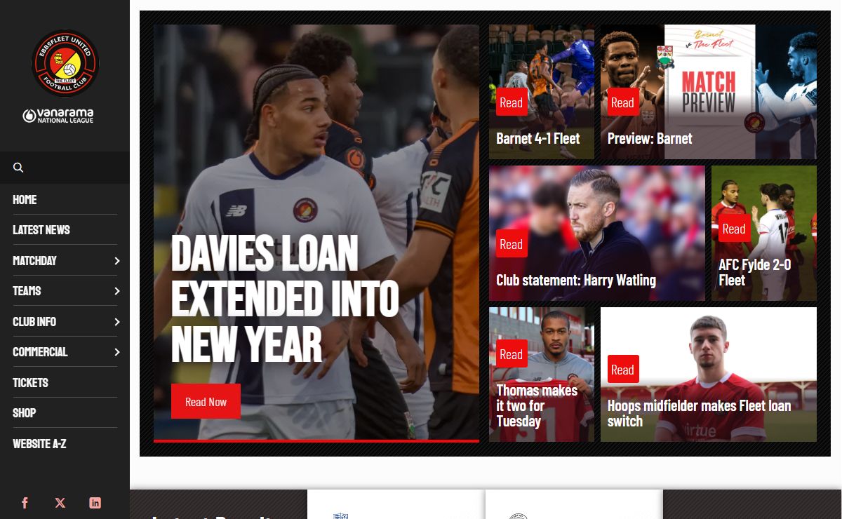 Ebbsfleet United Football Club | Official Website of the Fleet