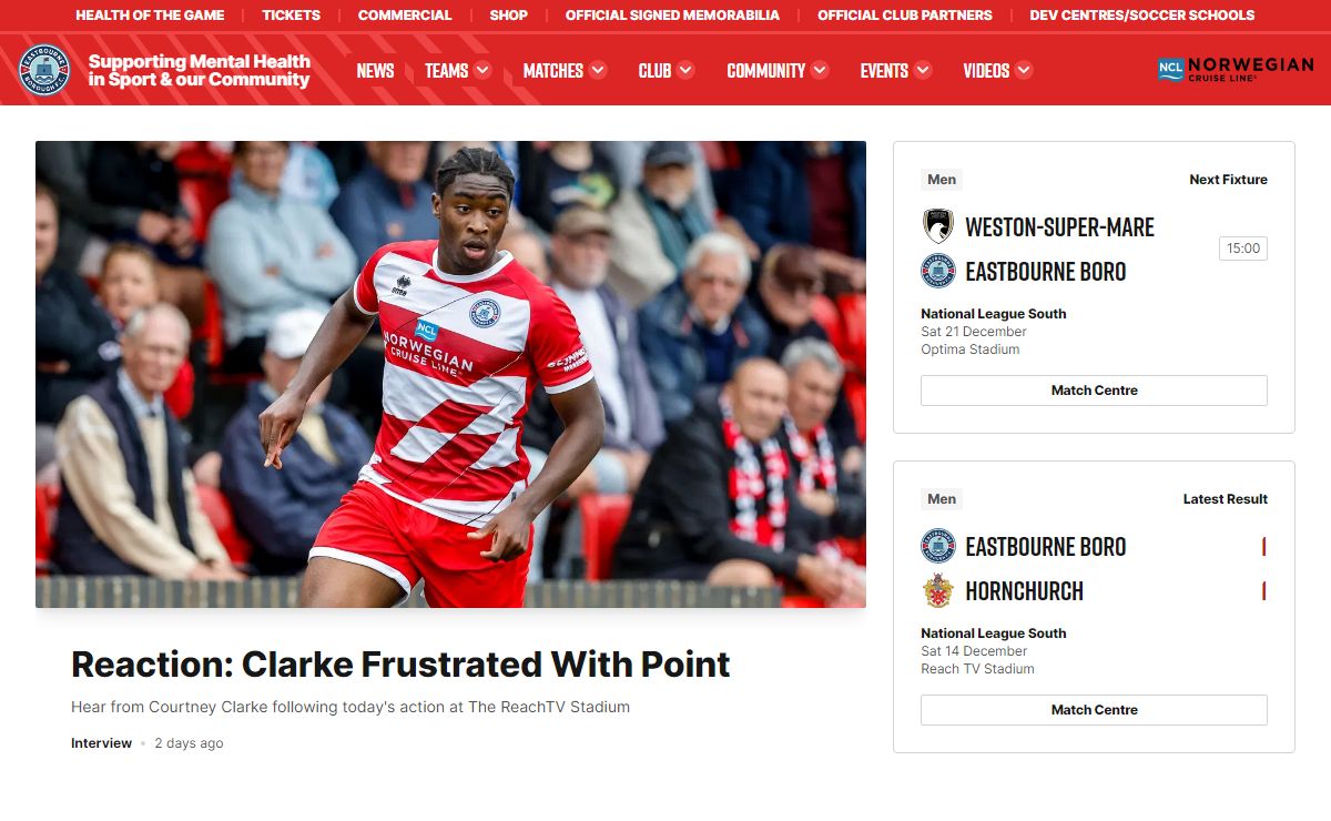 Eastbourne Borough FC – Official Website