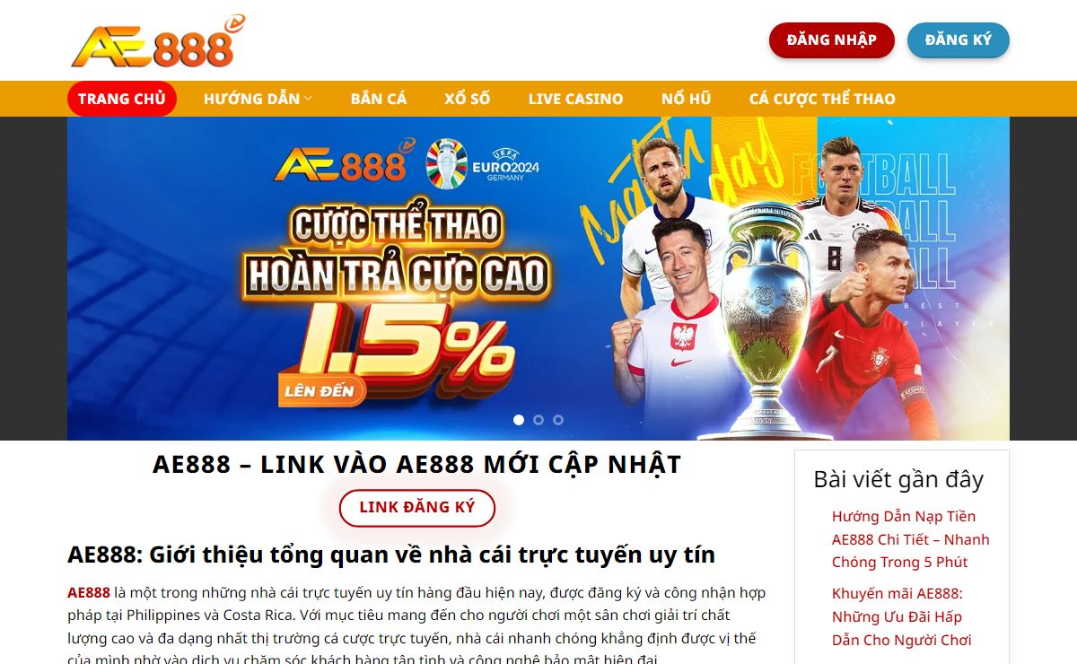 AE888 - TRANG ĐĂNG KÝ NHÀ CÁI MOBILE MỚI NHẤT