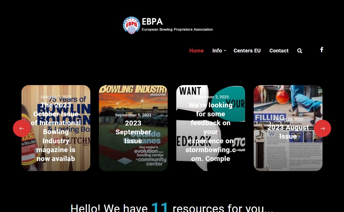 EBPA – European Bowling Proprietors Association