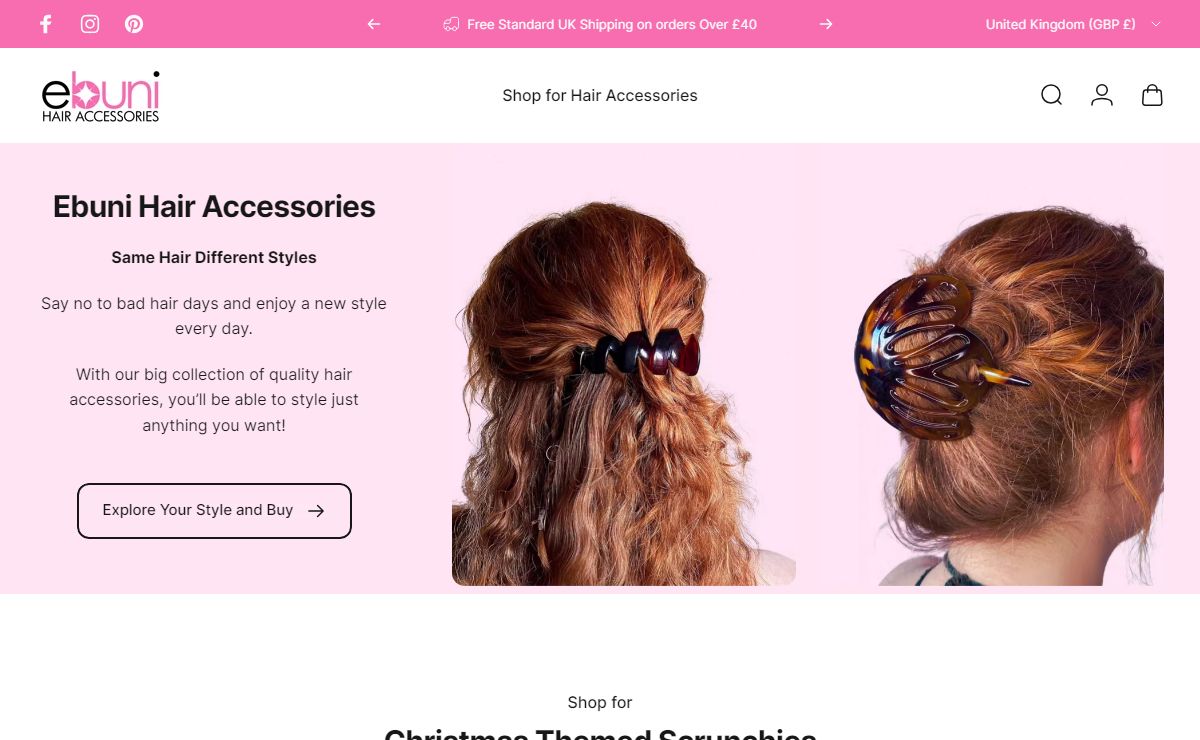 Ebuni Hair Accessories | Buy securely from our online shop
