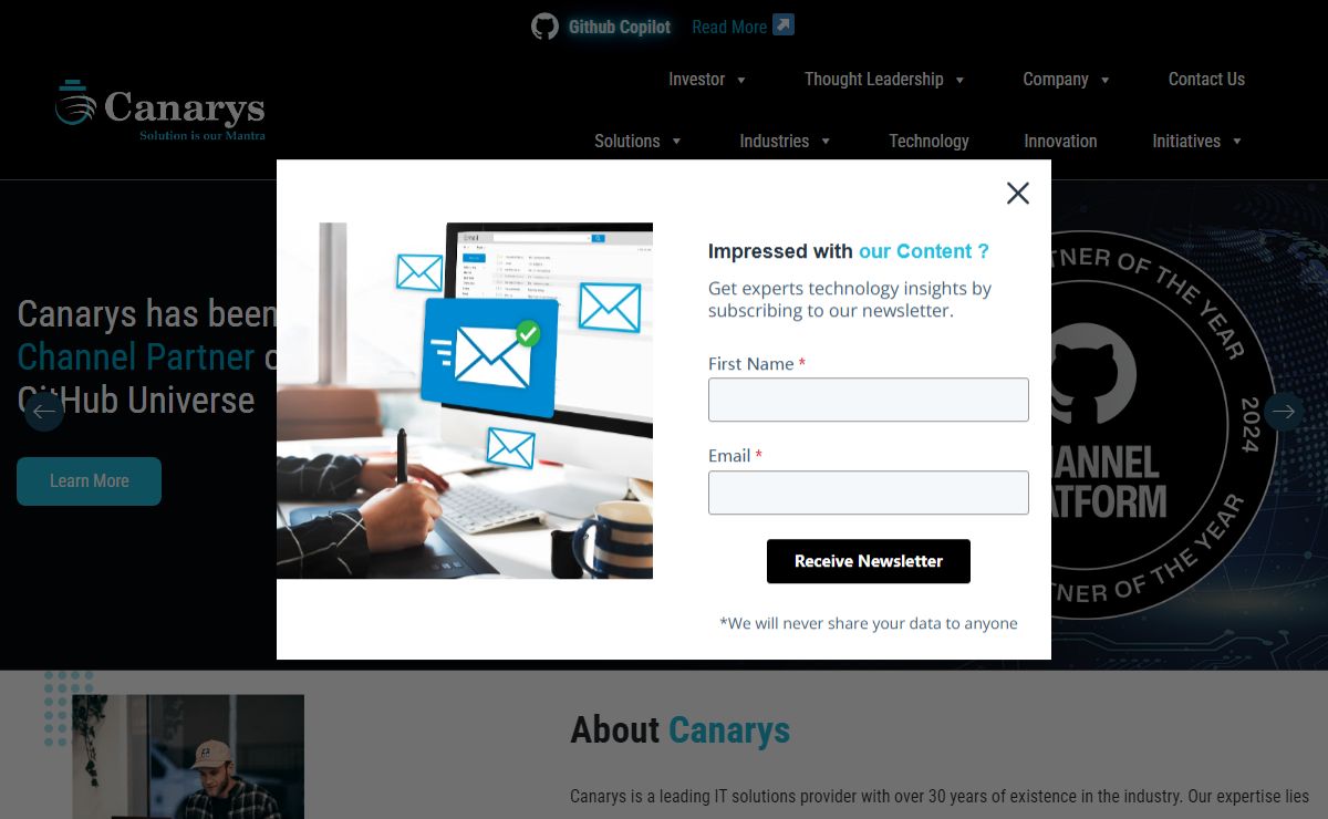 Canarys IT Solutions Company | Leader in Digital Transformation