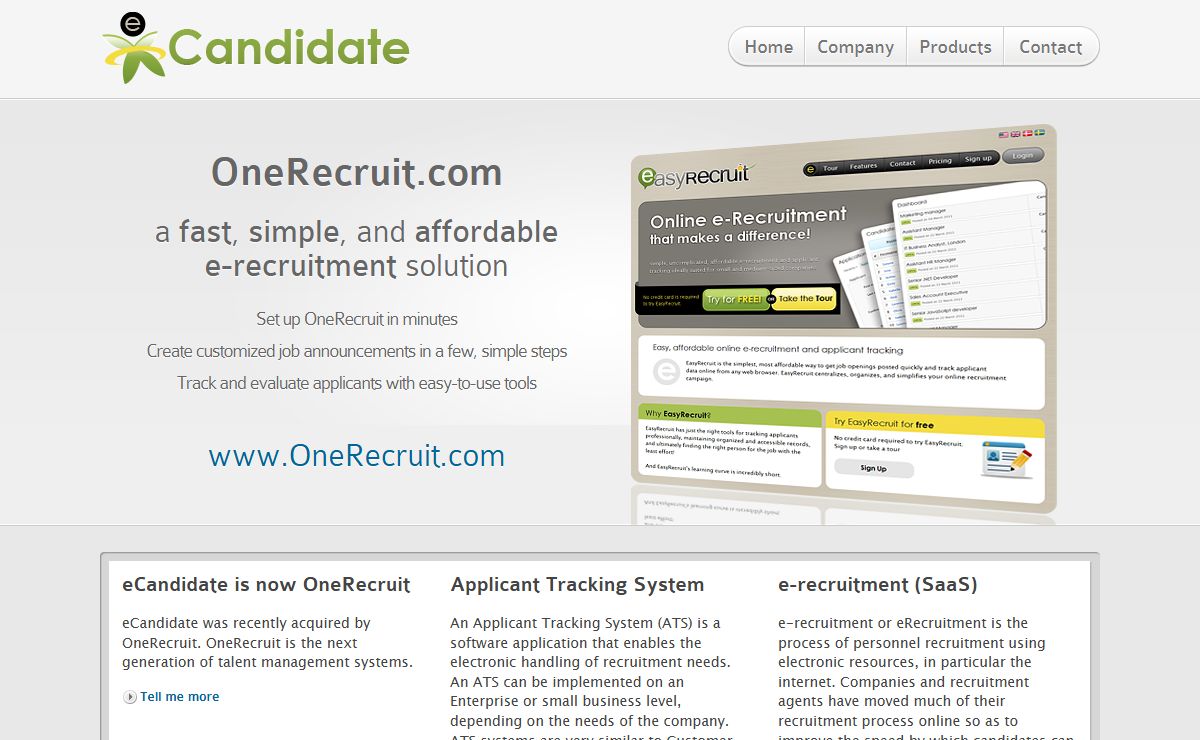 eCandidate - Applicant Tracking
