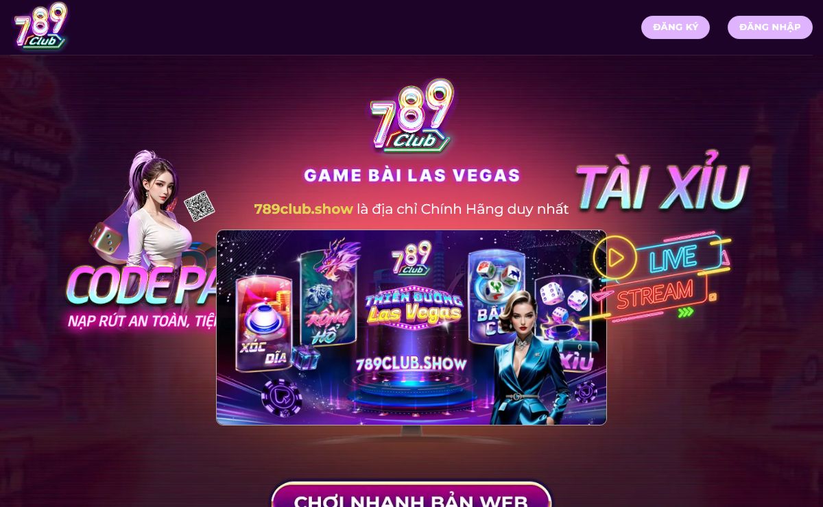789Club - Game bài đổi thưởng Las Vegas Tải 789 Club Win 79K