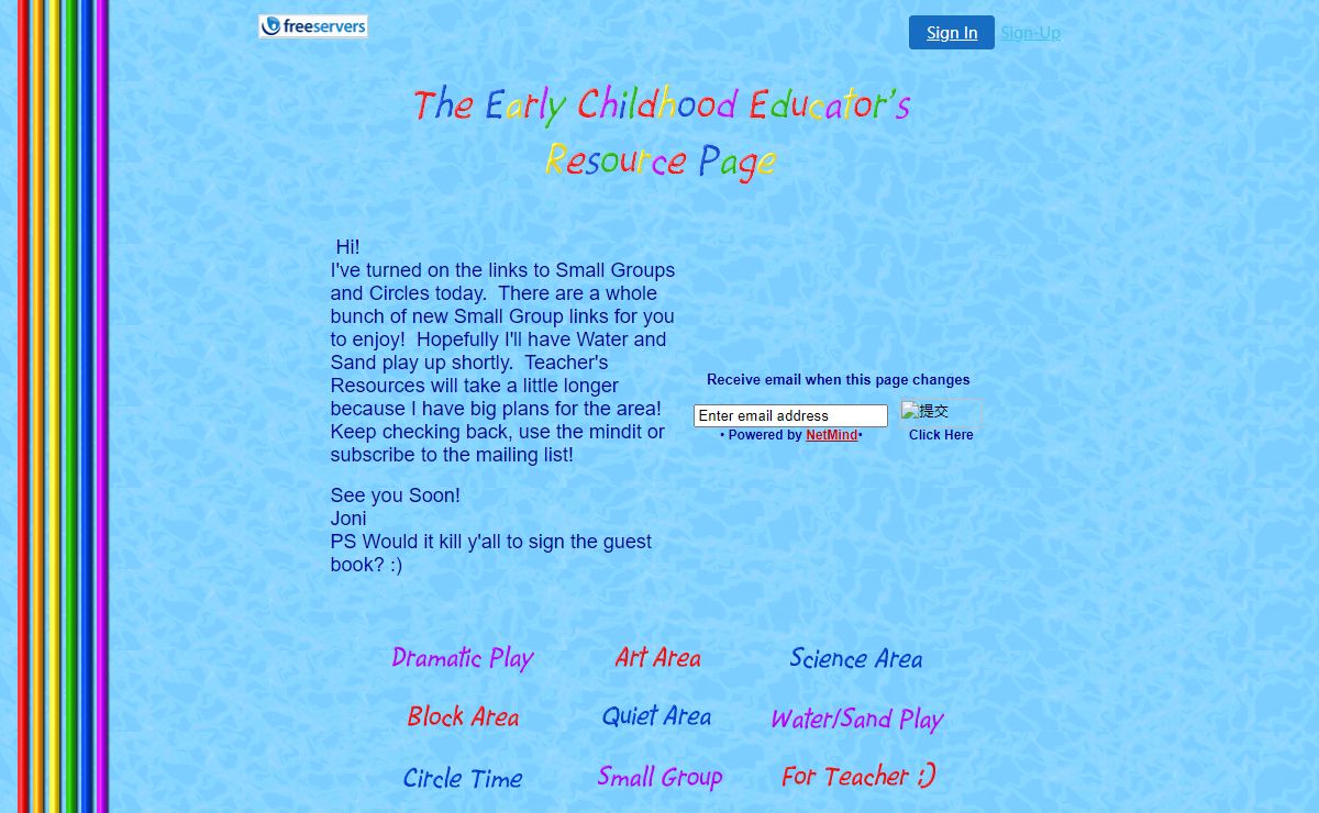 Welcome to Early Childhood Educators Resources