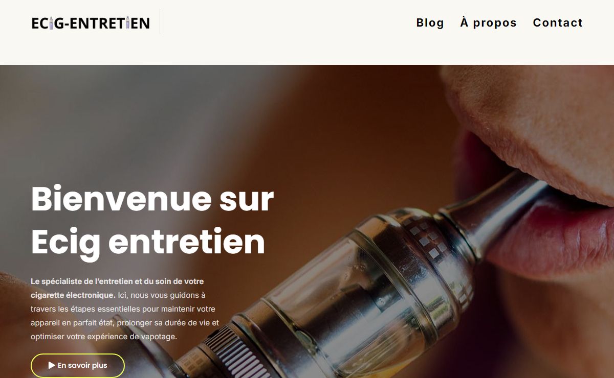 Accueil - ecigentretien.com