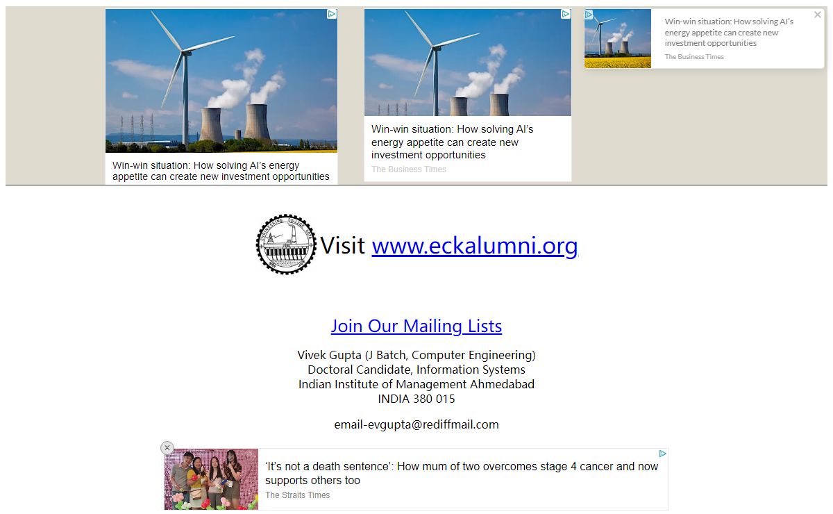 Engineering College Kota Alumni Association Homepage