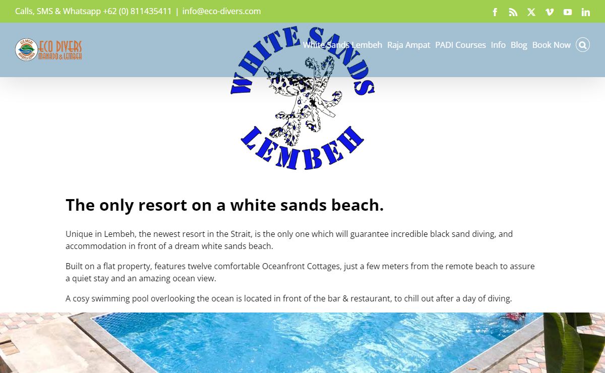 White Sands Beach Resort Lembeh | Eco Divers