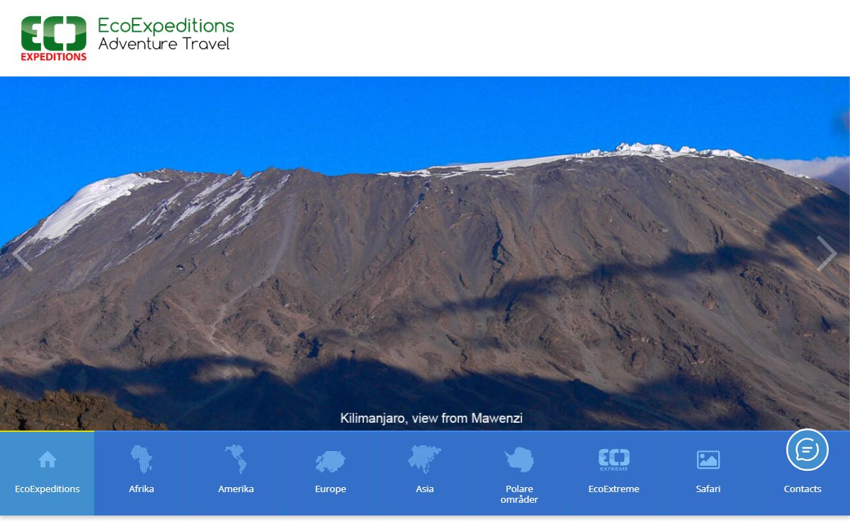 EcoExpeditions tilbyr fjellturer, safari og cruise til Arktis og Antarktis