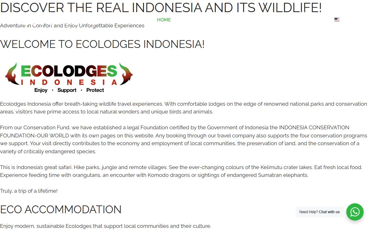 Home - Ecolodges Indonesia