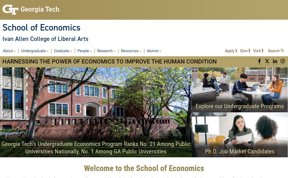 School of Economics at Georgia Tech