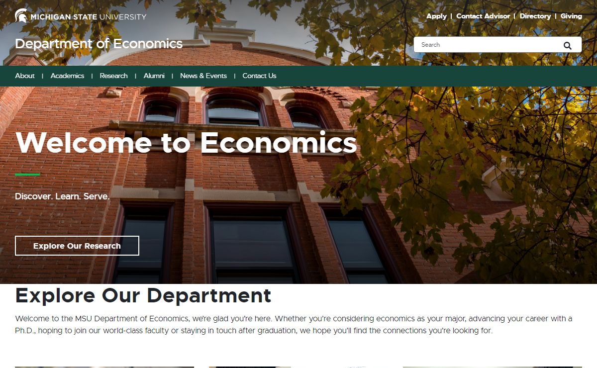 Economics | MSU | Michigan State University
