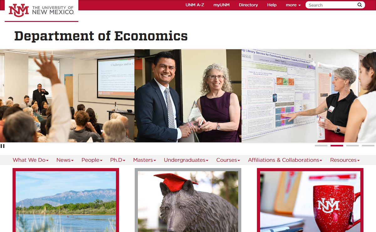 Department of Economics | The University of New Mexico