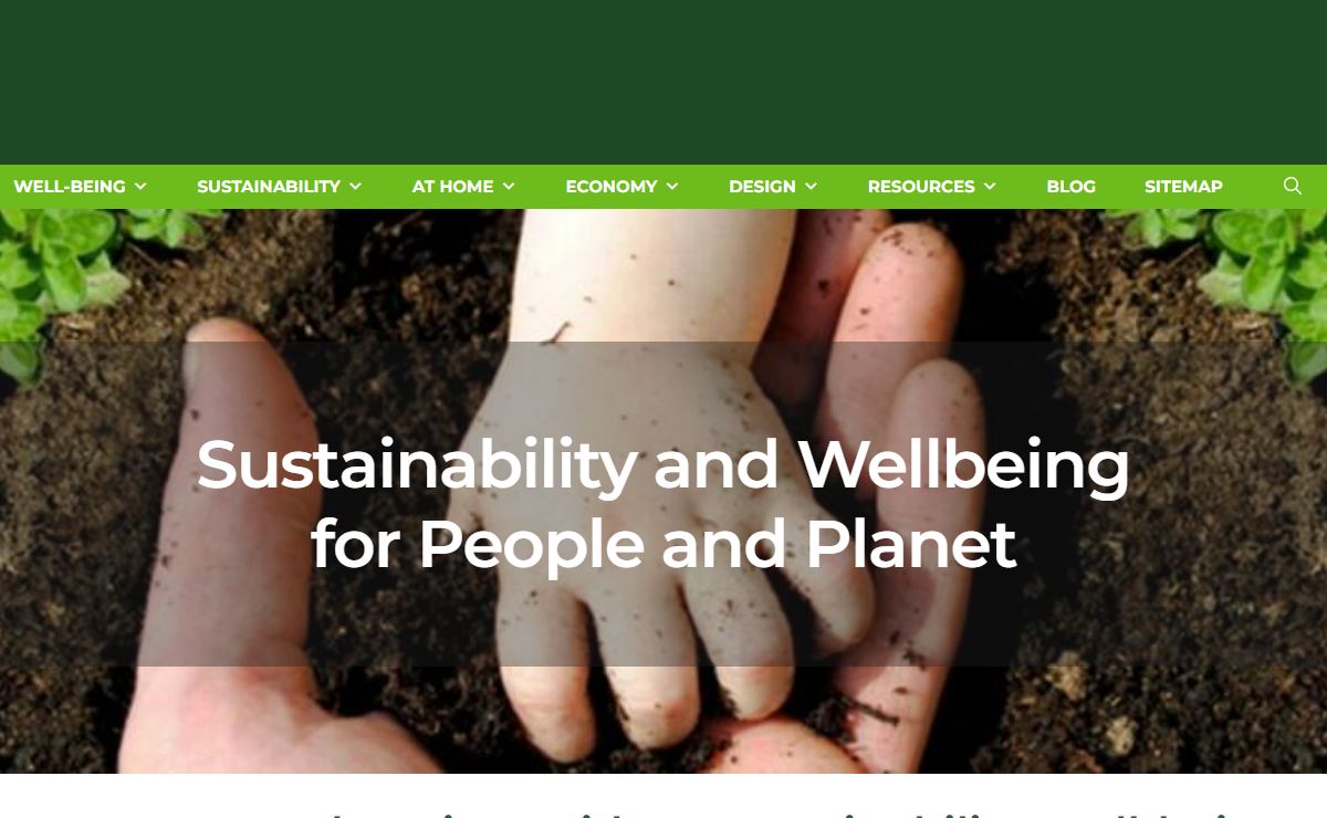 Sustainability, Well-being, Environmental sustainability
