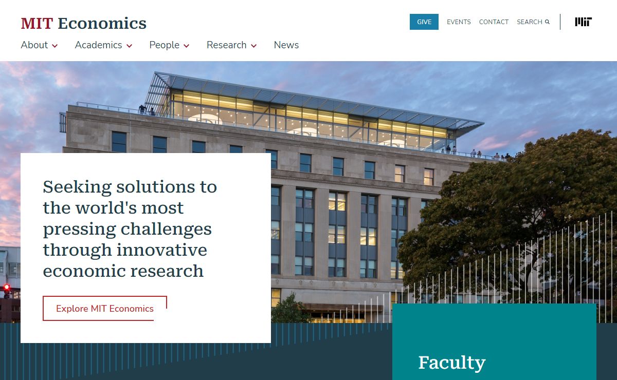 Home | MIT Economics