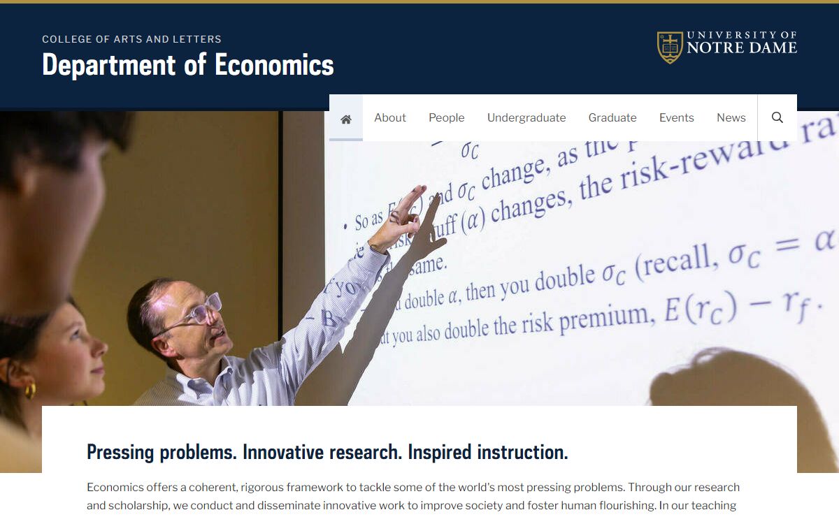 Department of Economics | University of Notre Dame