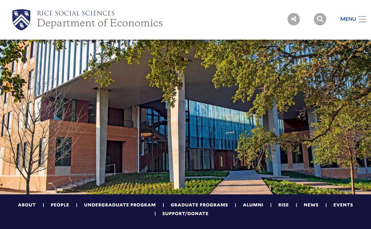 Department of Economics | Rice University