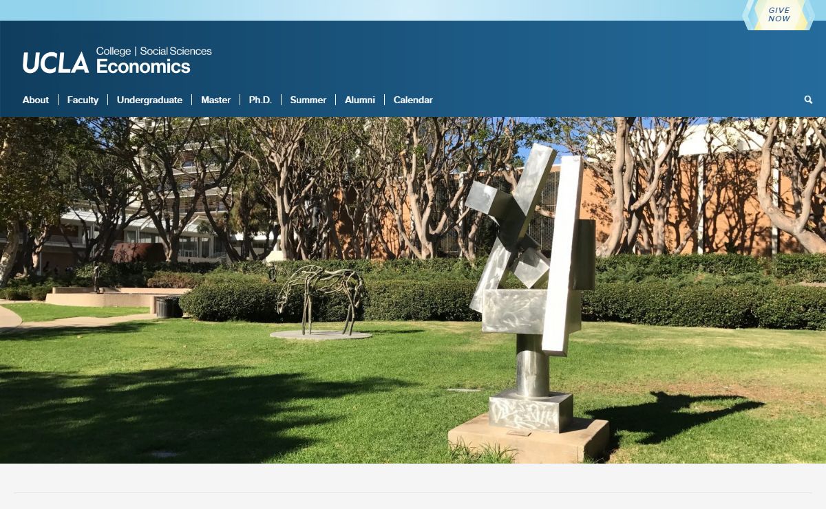 UCLA Economics | Department of Economics