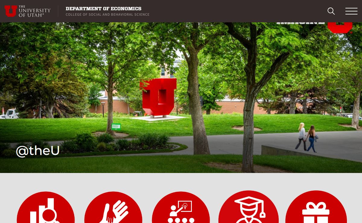 Department of Economics - The University of Utah