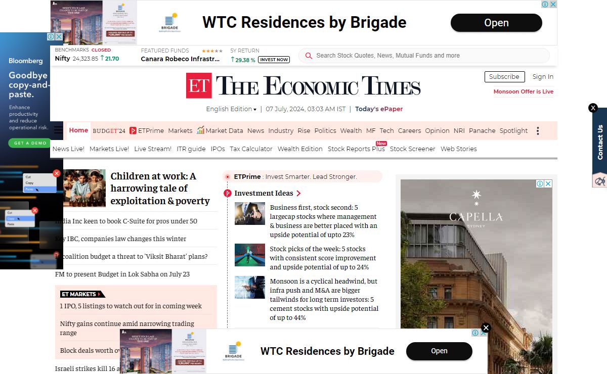Business News Today: Read Latest Business news, India Business News Live, Share Market & Economy News | The Economic Times