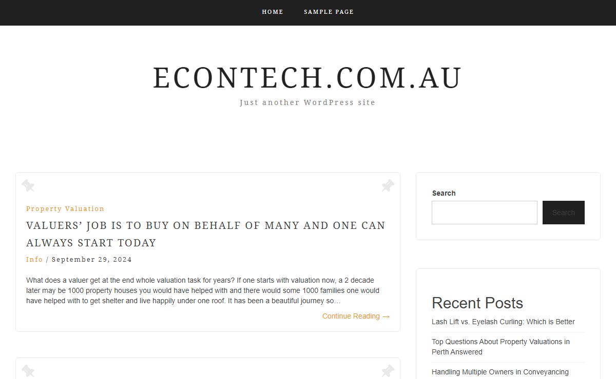 EconTech.com.au - Just another WordPress site