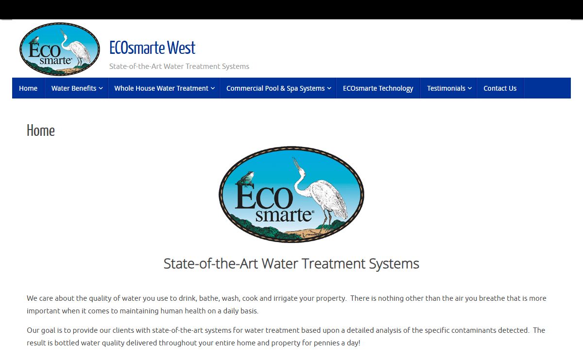 ECOsmarte West – State-of-the-Art Water Treatment Systems