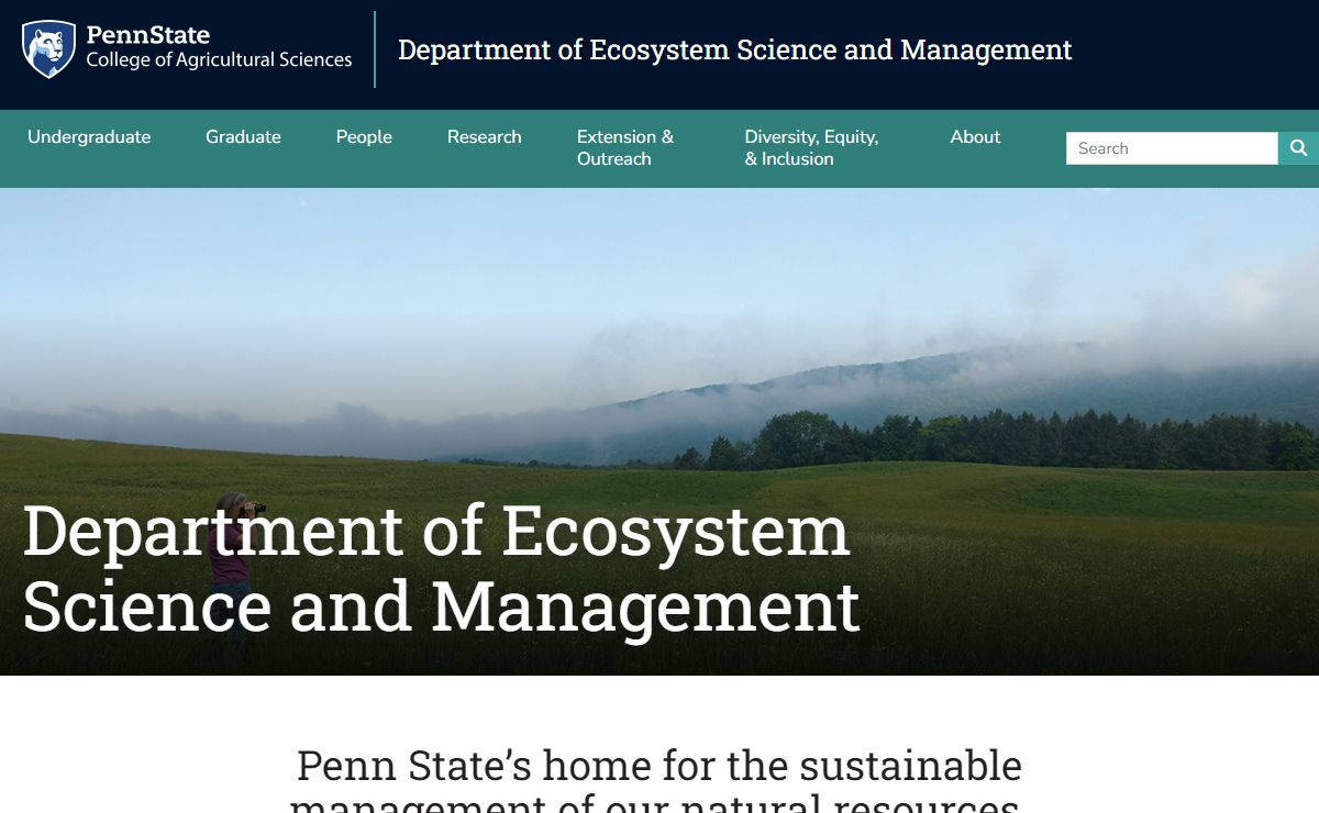 Department of Ecosystem Science and Management
