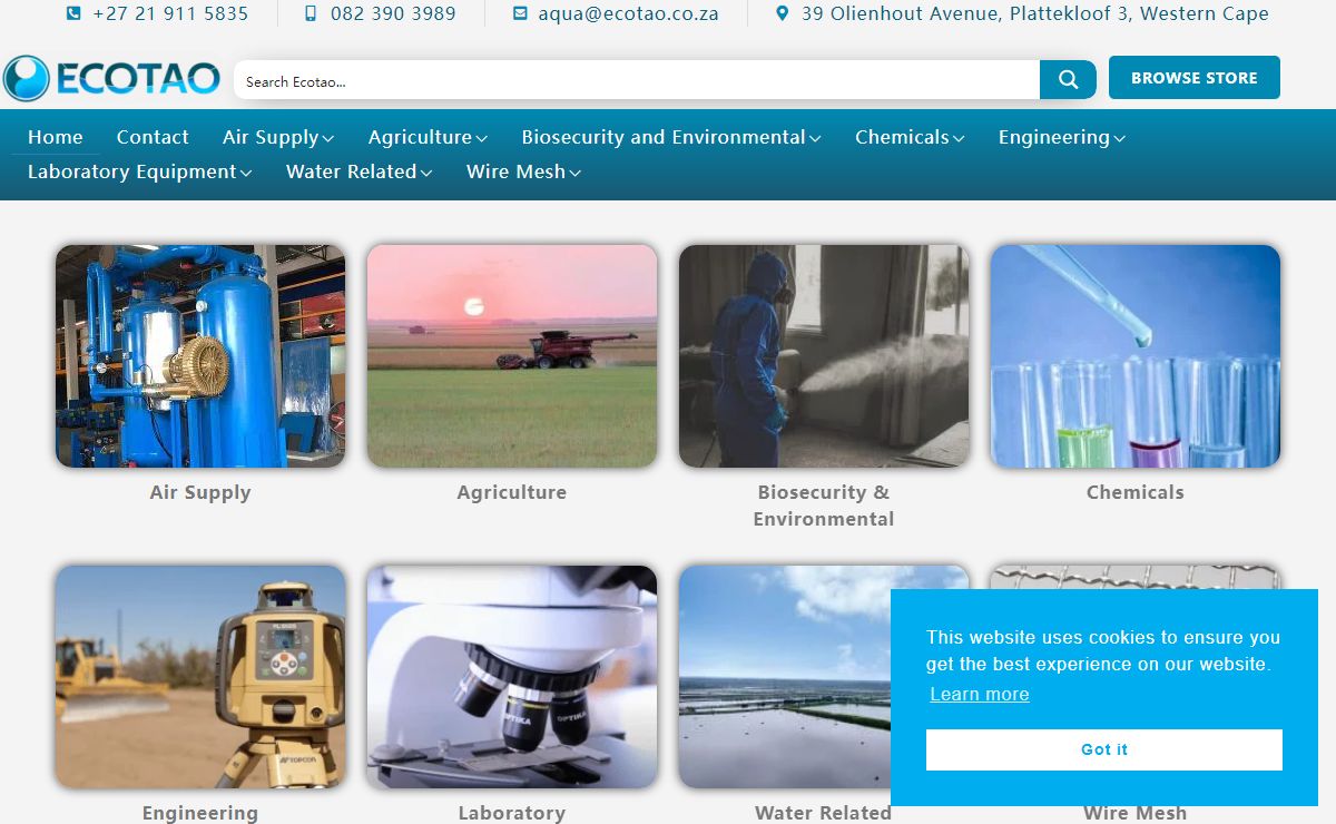 Ecotao – Specialist Equipment Supplier