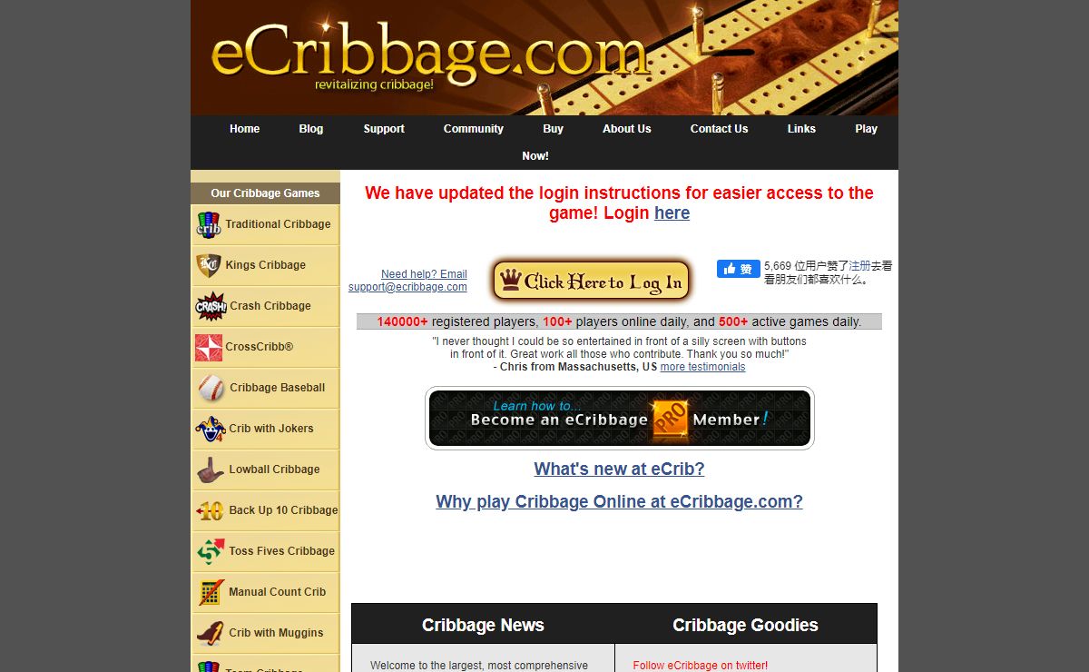 Cribbage - Play Free Games Online | eCribbage.com