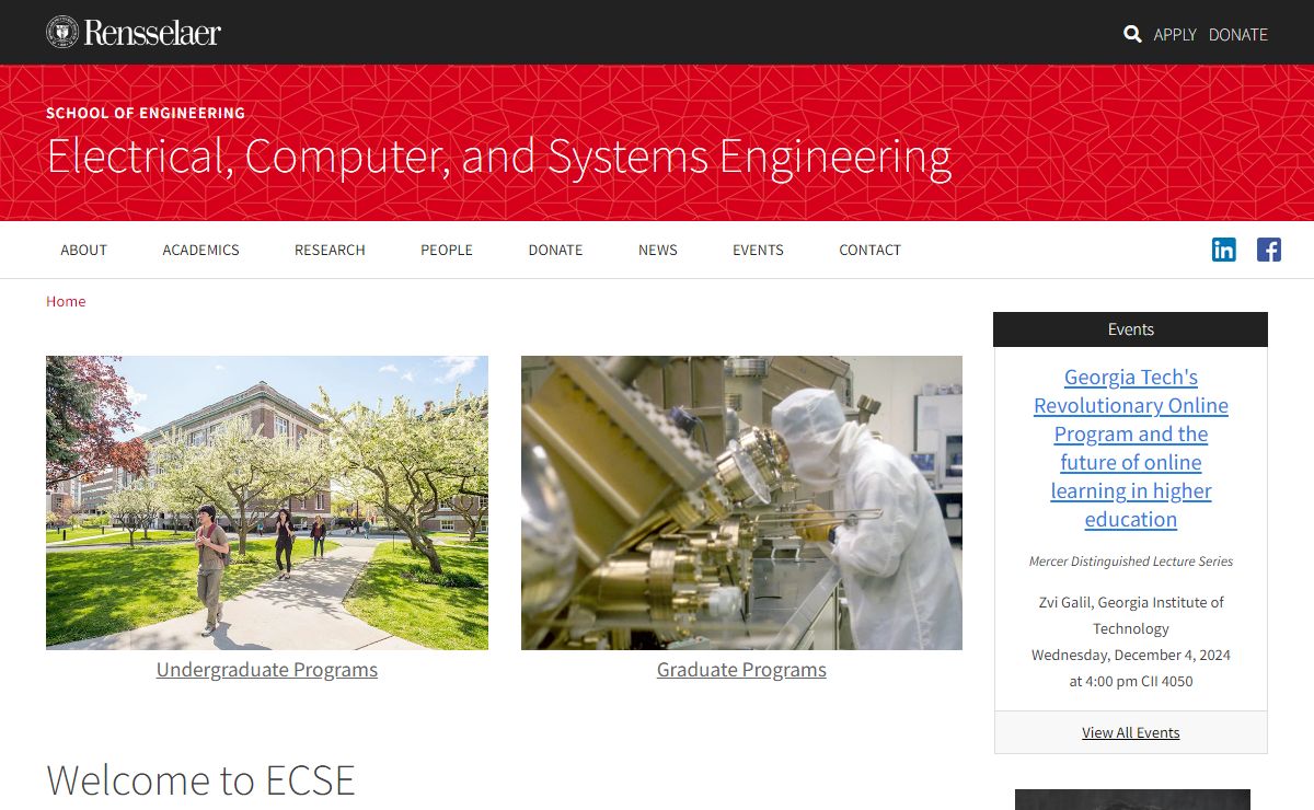 Welcome to ECSE | Electrical, Computer, and Systems Engineering