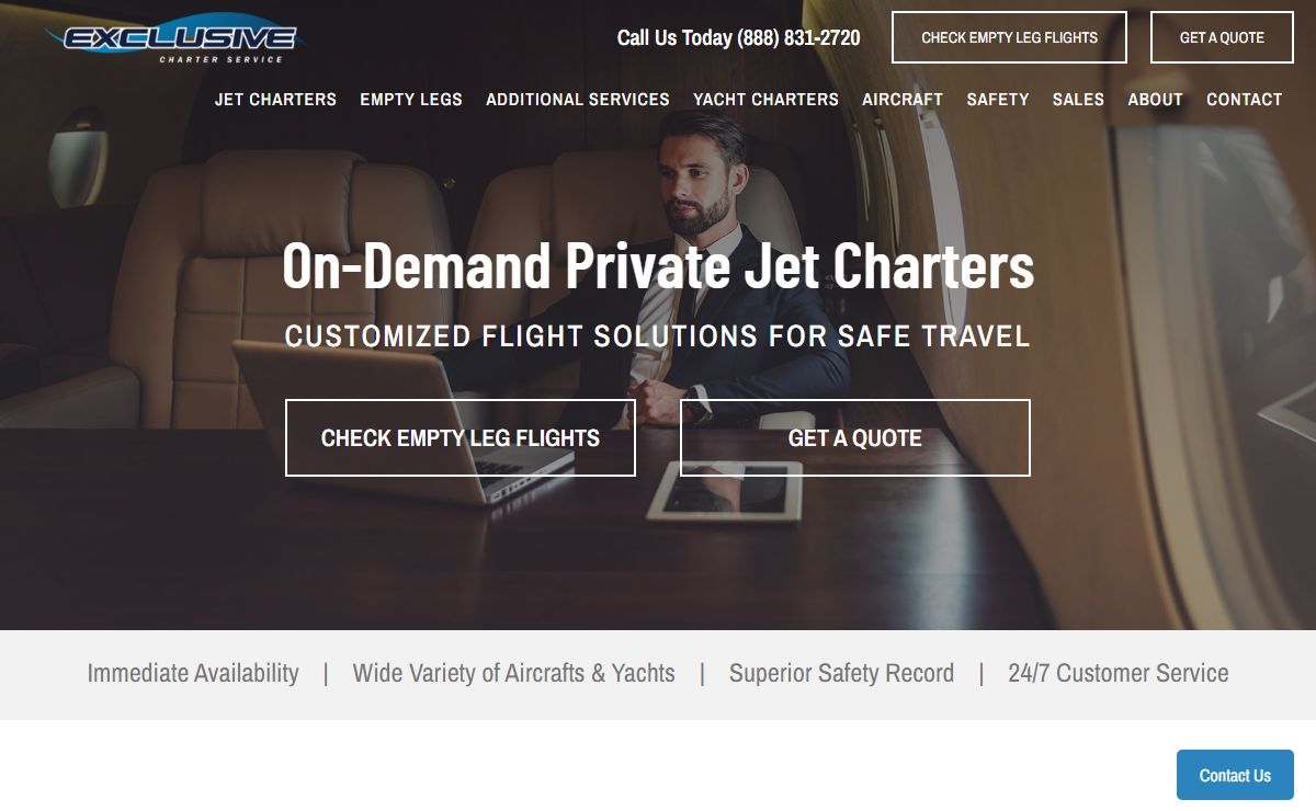 Exclusive Charter Services | Exclusive Charter Service