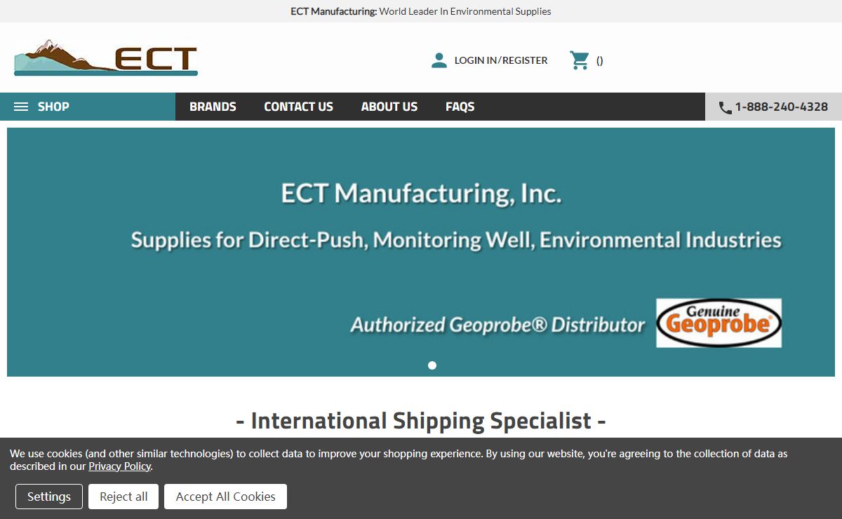Intergalactic Leader in Environmental Supplies - ECT Mfg On-Line