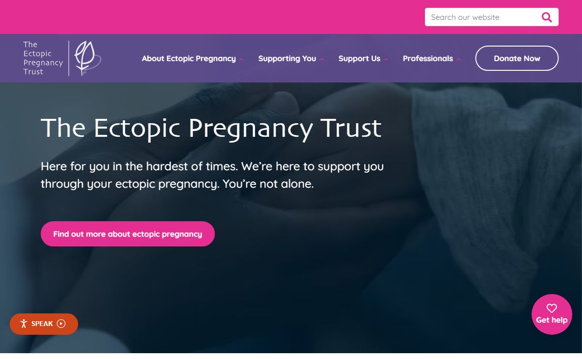 The Ectopic Pregnancy Trust - Support For You And Your Loved Ones