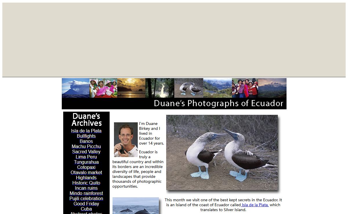 Duane's Photographs of Ecuador