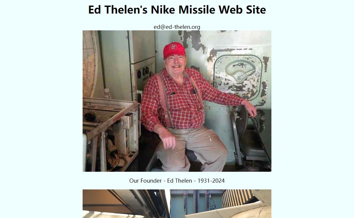 Ed's Nike Missile Web Site