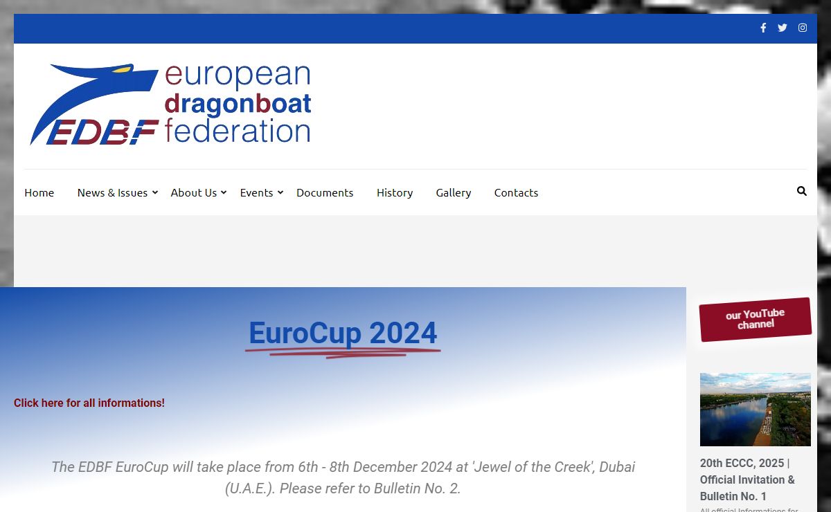 Homepage - EDBF - European DragonBoat Federation