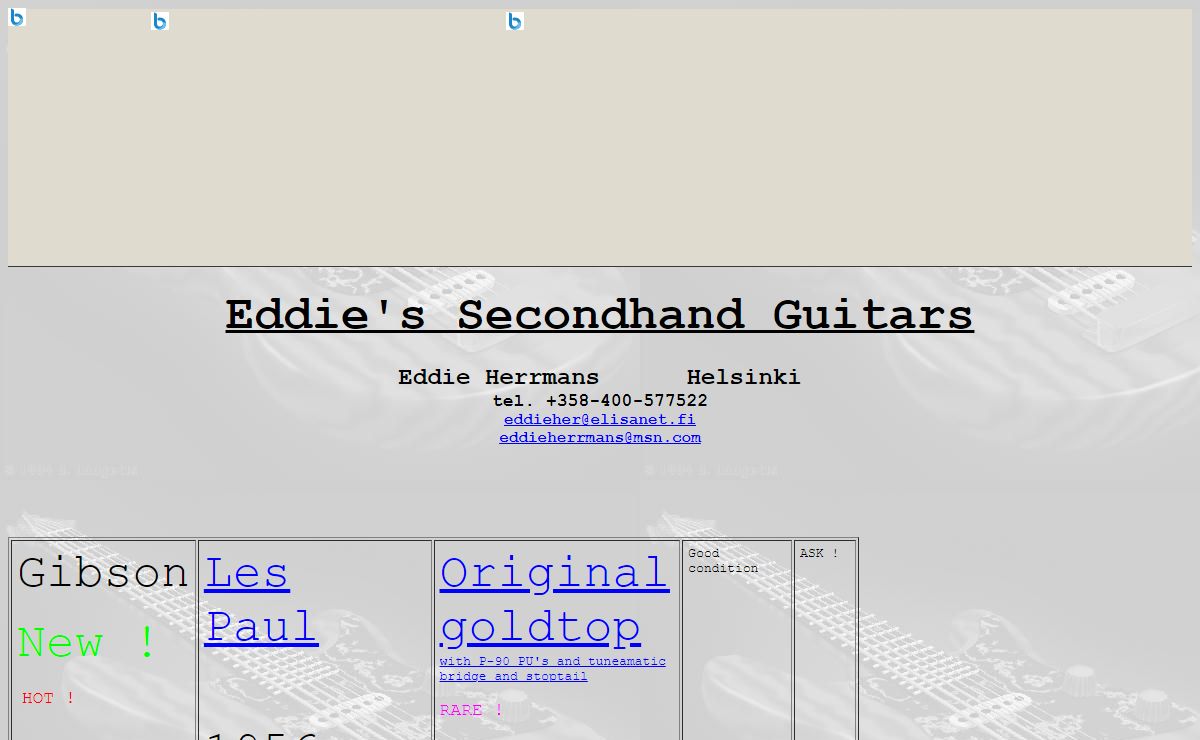 Eddie's Secondhand Guitars