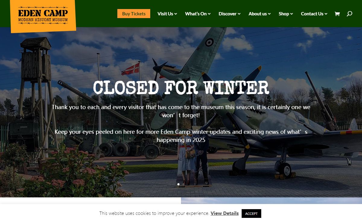 World War 2 Museum Yorkshire: Eden Camp Modern History Museum