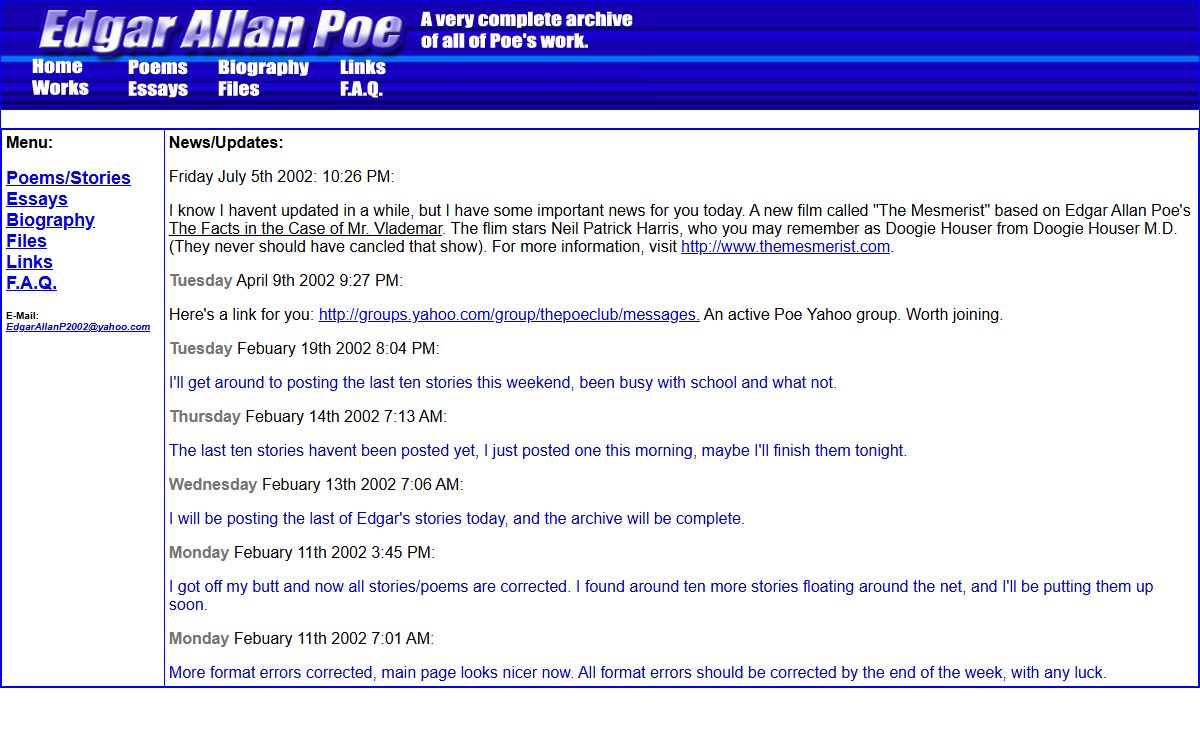 Edgar Allan Poe Biography Pictures Essays Stories Poems