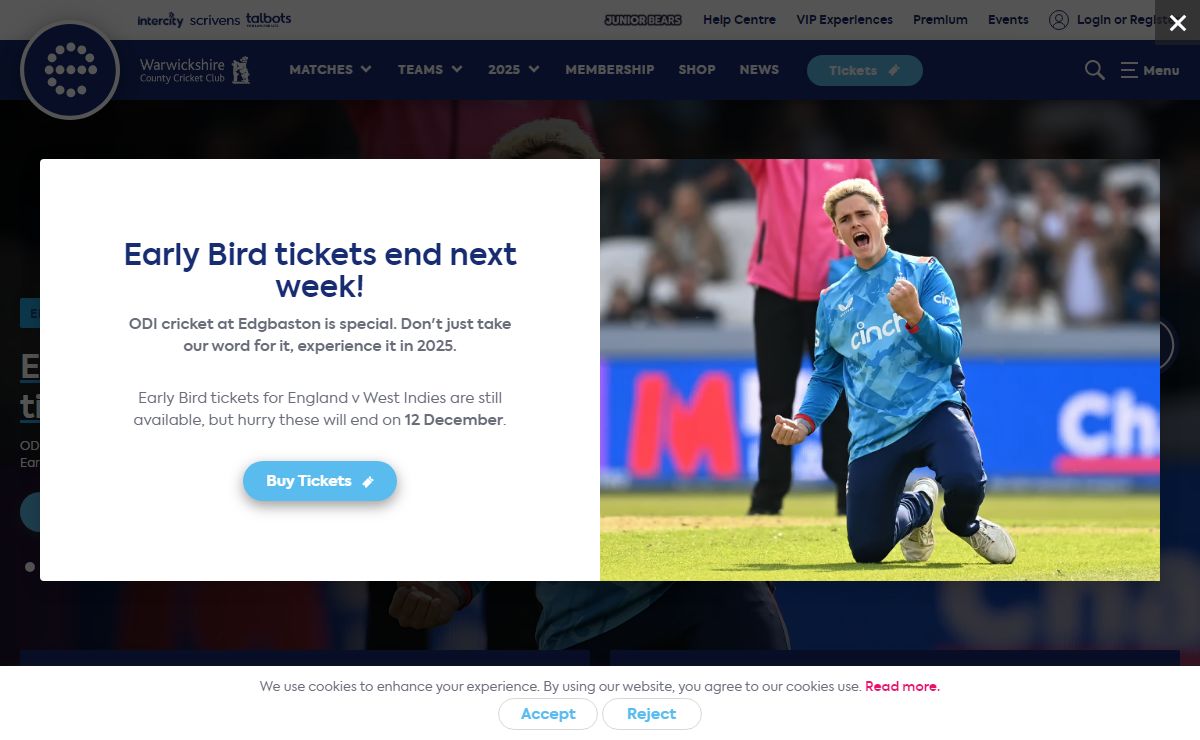 Edgbaston | Warwickshire County Cricket Club | Conference & Events