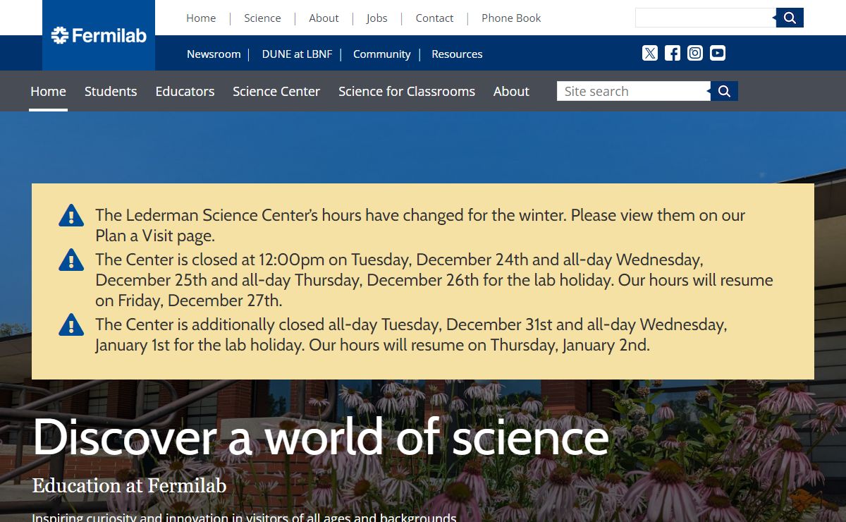 Fermilab Education and Public Engagement