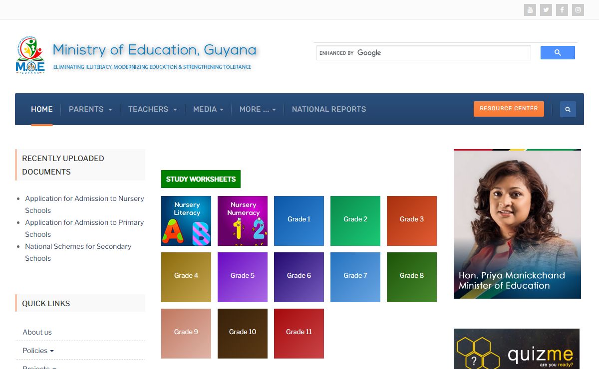 Ministry of Education, Guyana