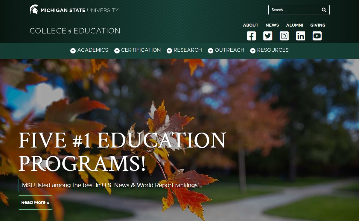 College Homepage - College of Education Events
