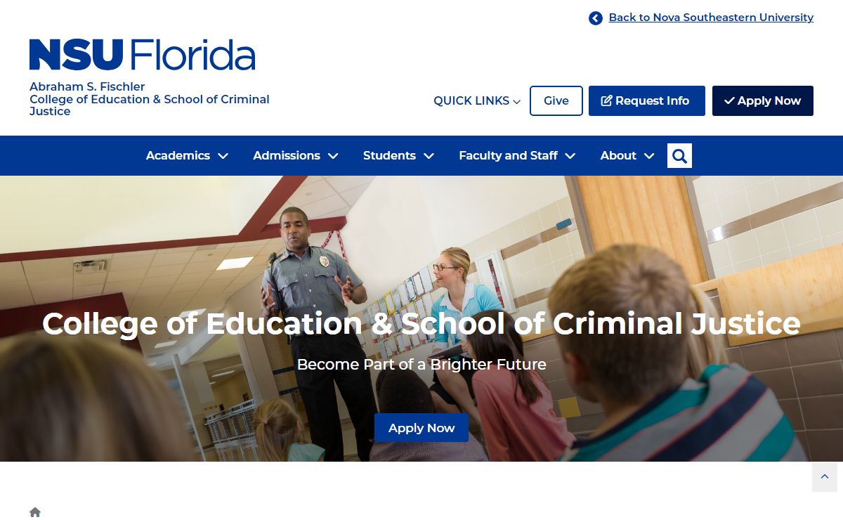 Fischler College of Education | Nova Southeastern University