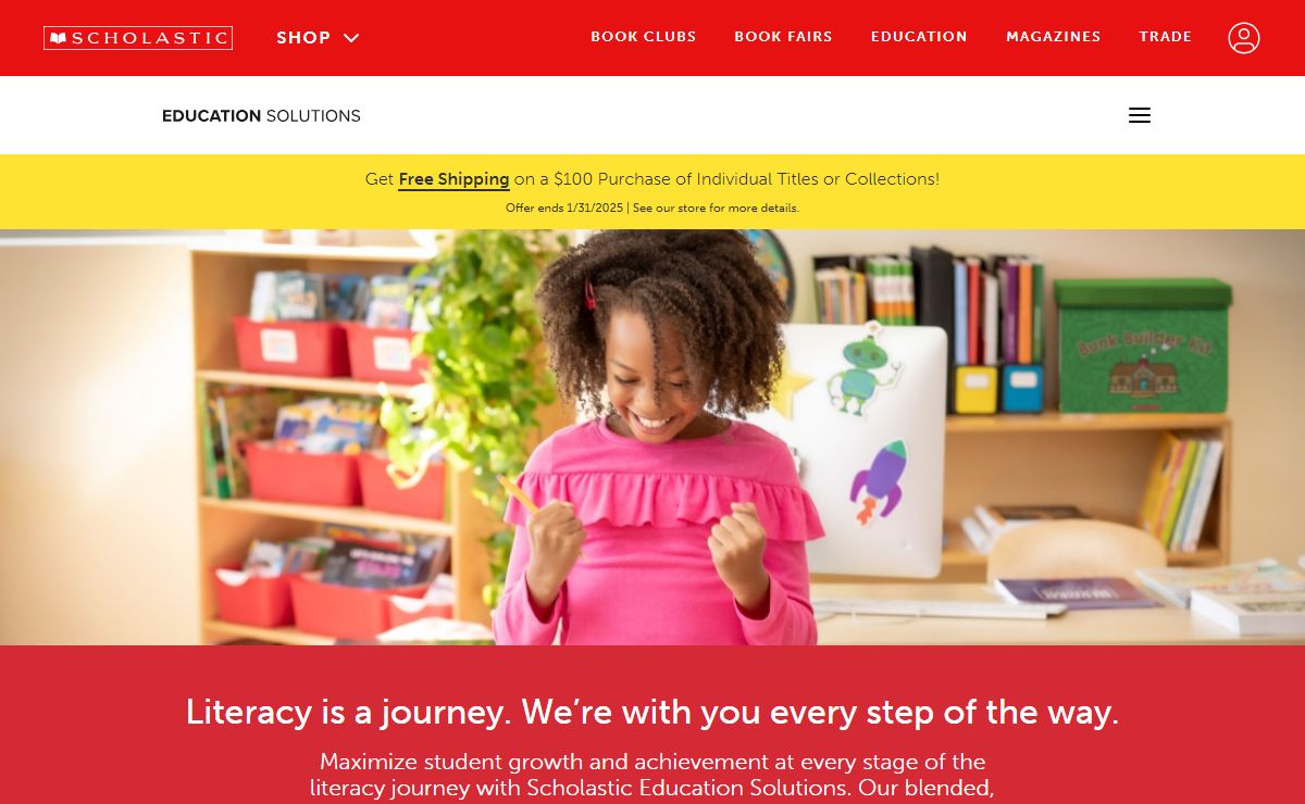 Literacy Programs PreK-12 | Scholastic Education Solutions